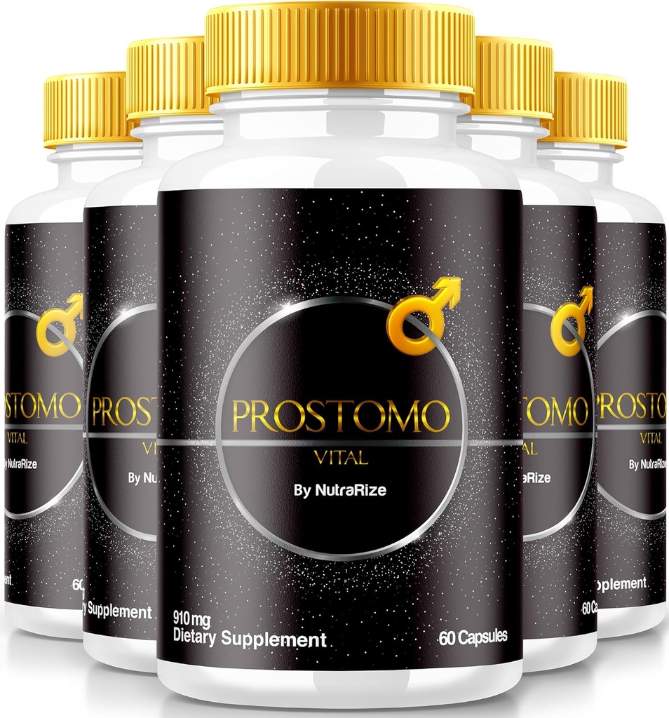 (5 Paket) Prostomo Capsules - Prostate Heath əmək üçün rəsmi Formula, Regain Control & Achieve General Wellness, Premium Pros Tomo Pills Review (300 Kapsül)