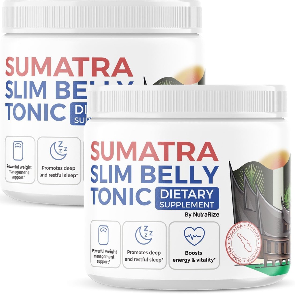 NutraRize (Paket 2 Sumatra Slim Tonic Powder Slim Belly Tonic - Dietary Suplement, All-Natural Maximum Powder, Review