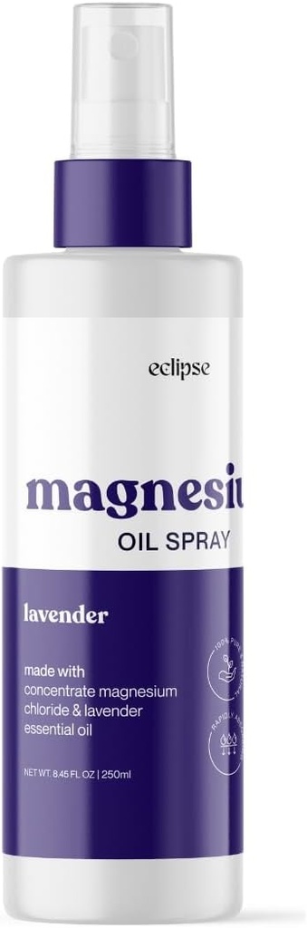 Mannesium Oil Spray, Lavender, 8.45 fl oz Improve sleep and Muscle Recovery