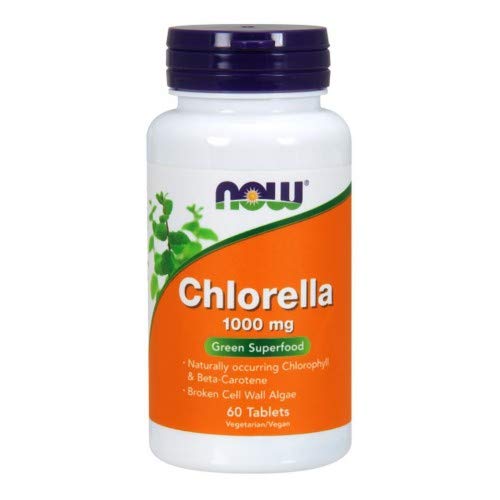 CHLORELLA, 1000 mg, 60 Tabs by Now Foods (Pack of 8)