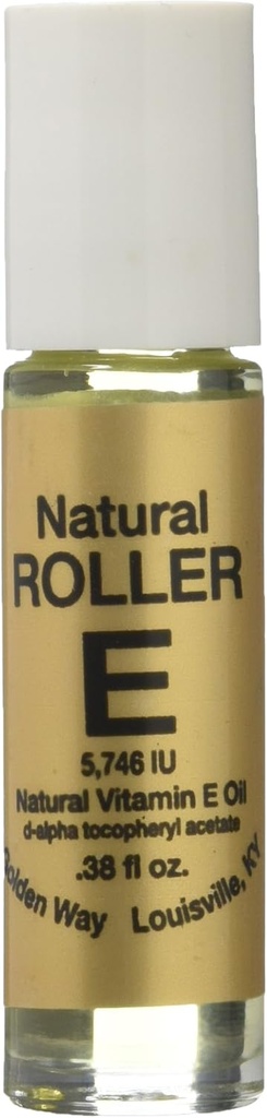 Golden Way Natural Vitamina E Roller, 0,38 Onça Fluída