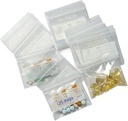 125 Packs 6 Mil Sturdy Pill Bags BPA Free Pill Pouch 3 x 2.75 Inch Write-on Label Seal Waterproof Återanvändbar Clear Small Ziplock Plastic Bags för Travel Pill Organizer, smycken och små Craft Pieces