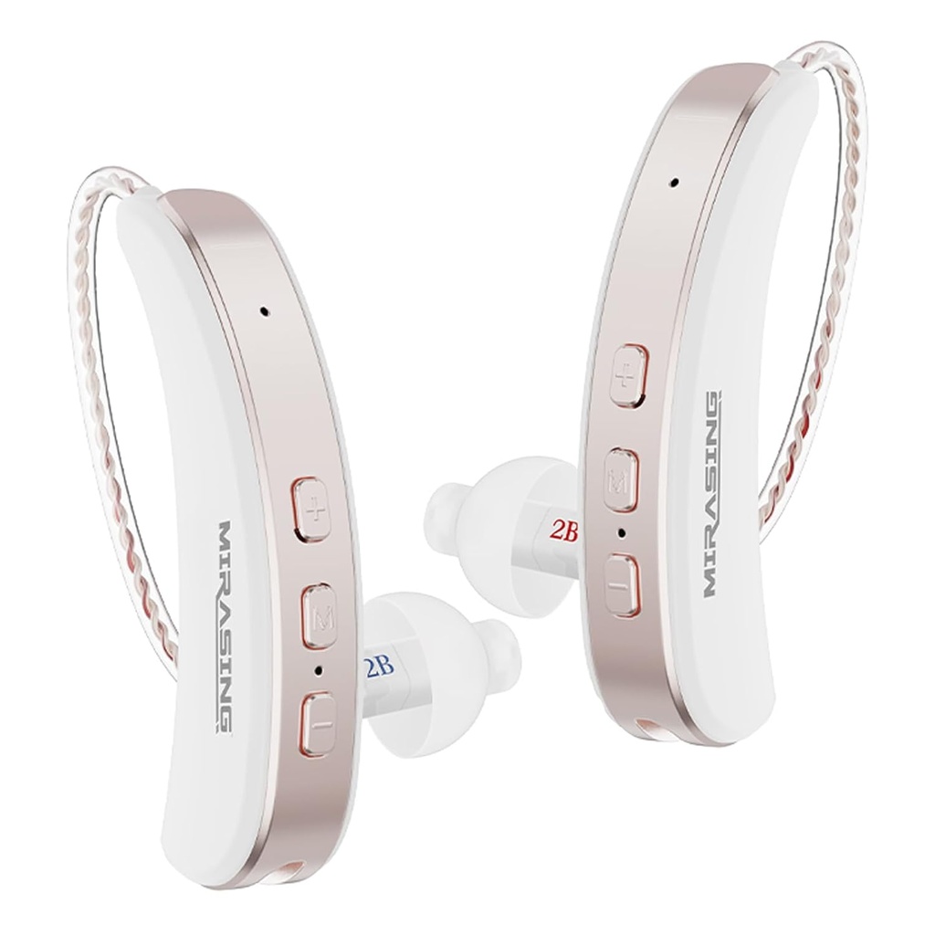 Hearing Aids for Seiors, Hearing Aids Rechargable with Noise Cancelling Volume Control, Hearing Amplifier for Dewats BTE Hearing Aid