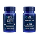 Life Extension Super Ubiquinol CoQ10 with Enhanced Mitochondrial Support & Vitamin D3 125 mcg (5000 IU), Bone Health