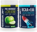 Reebok REEEnergize & REECover Bundle | Pre-Workout + BCAA Performance Pack | Sour Green Apple & Rocket Moon Pop | Complete Training System