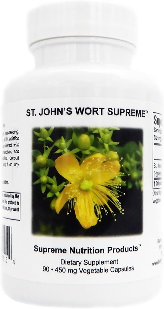 Supreme Táplálkozás St. John 's Wort Supreme, 90 Pure St. John' s Wort kapszula