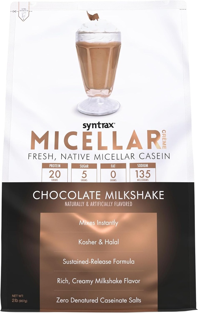 Synotrax Nutrition Micelliar Creme, recent, nadiu Micelar Castin, Chocolatechake, 2b.