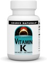 Kilde Naturals vitamin K - 500 mcg - 100 tabletter