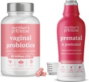 Mutter's Promise Prenatal & Postnatal Multivitamin Liquid & Vaginal Probiotics für Frauen Bundle