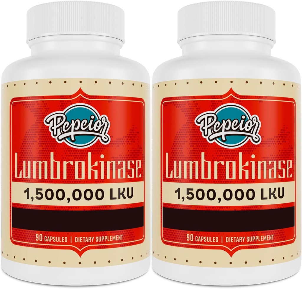 Lumbrokinasma 200mg (activitat Mex 1.500, 000 LKU) - Lumbrokinse Enzymes suplementaris, més efectiu que Ntokins - 90 Capelles (polles)