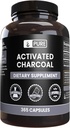 Pure Original Ingredients Activated Charcoal, No Magnézium alebo Rice Fillers, Always Pure, Lab Overified (365 Gróf)
