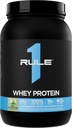 Regel 1 Whey Protein - 24g Fast-Acting Protein från All-Whey Källor med Naturligt Occurring EAAs & BCAAs för Workout Recovery eller Anytime Use (2 Pounds *, Mint Chocolate Chip)