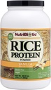NutriBiotic – Vanilla Rice 蛋白, 3 Lb (1.36kg) → 低碳, Keto-Friendly, Vegan, Raw protein Powder → 生长和加工无化学品, GMOs 或 Gluten → 易于文摘和营养丰富的