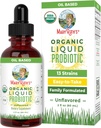 MaryRuth Organics USDA Organic Liquid Probiotic ; Gremošanas veselība; Probiotikas sievietēm; Vīrieši; Bērni; Acidophilus Probiotic; Vegan; Ceļot Draudzīgi; 20 Kalpo