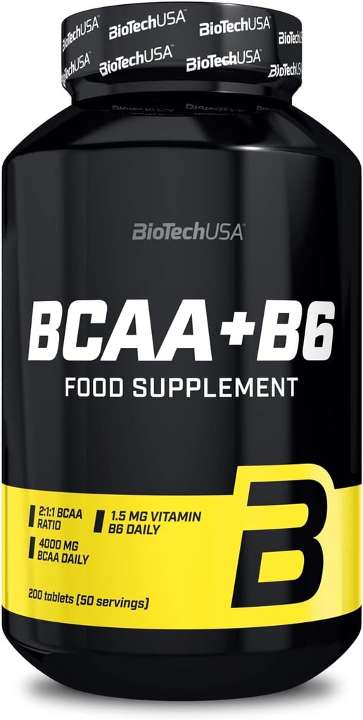 BCAA+B6 - 200 mastrimés - biotecnologia