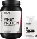 BARE PERFORMANCE NUTRITION BPN Whey חלבון אבקה & In-Focus Cognitive Support Bundle