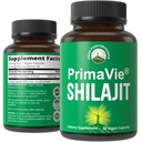 PrimaVie Purified Shilajit Capsules Made with Pure Shilajit Powder. Clinically Tested Natural Supplement with 40+ Trace Minerals, Fulvic Acid. Tablets Support Mitochondria + Brain Function