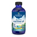 Nordic Naturals Arctic Cod Liver Oil, Lemon - 8 oz - 1060 mg Total Omega-3s with EPA & DHA - Heart & Brain Health, Healthy Immunity, Overall Wellness - Non-GMO - 48 Servings