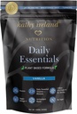 Kathy Ireland Plant-Based Vanilla Protein Powder, 26g Protein, Low-Carb Mealاستبدالment, Pea, Mung & Fava Bean Blend with Probiotics, Vitamins &amp; Minerals, 1.85 lbs