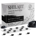 Shilajit Tablets 1000 MG, 100% Himalayan Organic, Shilajit Supplement Rich in Fulvic Acid & 85+ Trace Minerals for Men and Women, Energy & Immune System, 60 Count