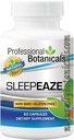 专业植物学 Sleep Eaze, Natural Sleep Aide 补充品, Non Habit 形成睡眠 补充品 Valerian Root and German Chamomile - 60 植物学 Capsule