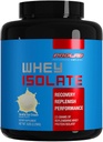 Prolab Whey Isolate 5LB, Ultra- Pure, Fast- Absorbing Išrūgų baltymų izoliatas su 23g baltymų & BCAA, Palaiko liesos raumenų augimą, Atkūrimo ir veiklos (Vanilla ledo kremas)