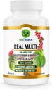 LEAFSOURCE Real Multi, Multivitamin celý doplněk stravy - 21 Vitamíny a minerály vyrobené z reálného jídla. Vegan, Plant- Based Nudents Made from Real Fruits Veggies & Whole Foods (30 vcap)