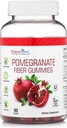 Pomegate Fiber Gambillies per adults i nens 100mg - Guten Free Vegan Puometen suplementari Rich a Dietary Fiber Chewables Gigabytes- 90 comte
