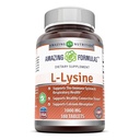 Amazing Formulas L-Lysine 1000 Mg Amino Acid Supplement | Tablets | Non-GM0 | Gluten-Free | Made in USA (1 Pack | 180 Count)
