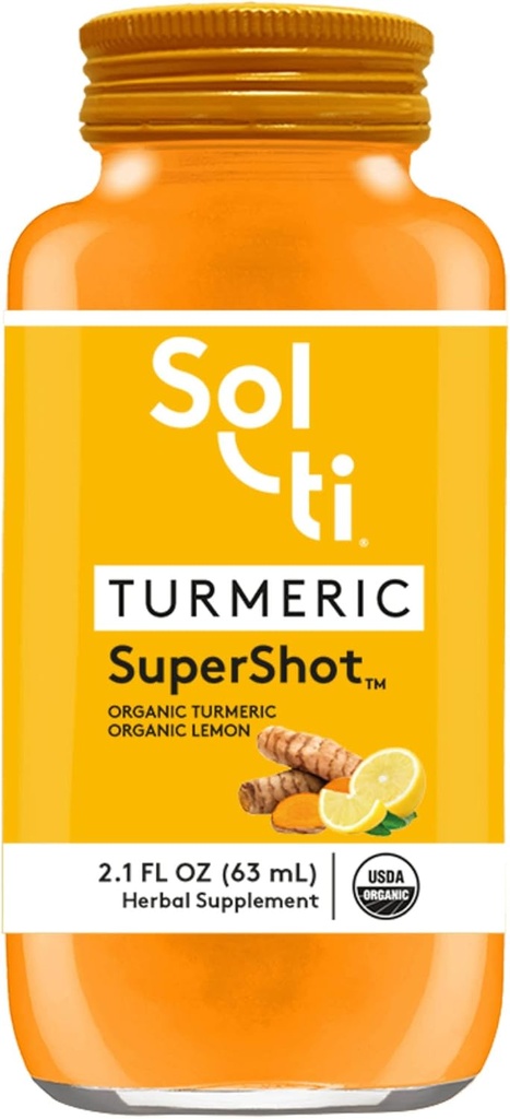 Sol Ti Organic Turmeric Supershot, 2,1 Fz