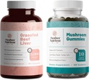Mother Nutrient Bundle: Grass-Fed Beef Lever Capsules en Pure Extract Mushroom Gummies - Premium, Non-GMO Supplementen voor uw dagelijkse Routine