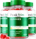 (3 Pack) Csúcs Trim Keto Gumies, Hivatalos PeakTrim Keto ACV Gumies, All Natural Keto Gumies s, Apple Cider Vinetar 1000MG, Maximális szilárdság kiegészítés a célravezetőségi célok támogatására, vélemények (180 Gumies)