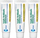 Globe (3 Pack 1oz Triple Antibiótico Ointment, Primeira Axuda Ointment for Minor Scratchs and Wounds and Prevents Infection)