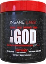 I am God Pre Workout, High Stim Pre Workout Toz Loaded with Tinatine and DMAE Bitartrate Yakıted by AMPiberry, Enerji Focus Endurance Kas Büyüme,25 Srvgs, Fruit Punch