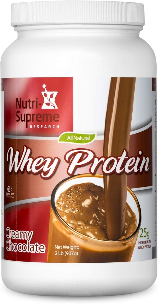 Whey Protein Powder Dairy Cholov Yisroel 크림 초콜릿 -2Lbs.