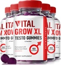 NutraRize (Pack of 5 Vital Grow XL, Official Vital Grow XL Testo Gummies for Hombre, Boost Stamina and Confidence Gummy for Mens, Vital GrowXL Male Support Gomitas (300 Gummies)