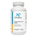 XYMOGEN Omega MonoPure 650 EC - Heart & Brain Support - DHA & EPA Omega-3 Fish Oil - Monoglyceride High Absorption Softgels - Enteric Coated - 120 Softgels