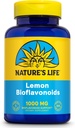 Natural Lemon Bioflavonoids 1000mg - Citrus Bioflavonoids Suplemento con Hesperidina e Rutina - Antioxidante e soporte celular, absorción de vitamina C - 60 Day Guarantee, 100 Serv, 100 Tablets