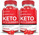 Justified Laboratories (2 Pack Keto Crave Keto ACV Vegan Non ГМО 120 Gummies