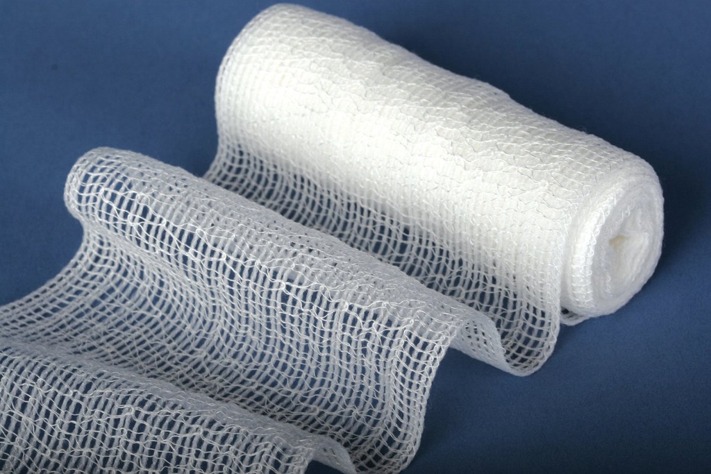 Medline Sterile Conforming Stretch Gauze Bandages, 6" x 80", Ideal for Wound Care, Pack of 48