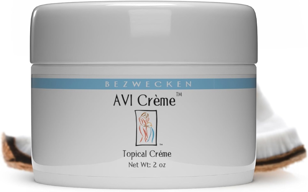 Bezwecken - AVI Crème - 2oz Crème - Profesionálně propracovaná podpora vaginální kvasinkové infekce - Bezpečné, přírodní, paraben zdarma - 30 denní dodávka