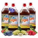 100 Pure Organic Noni Juice – Tahitian Noni Juice Original Formula | Natural Noni Fruit & Noni Leaf Extract | Non-GMO, No Artificial Additives | Vinali - (32oz, 4 Pack)