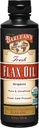 Barlean's Organical Flaxseed Oil Liquids, Cold Press Flax Seeds, 7,640mg ALA Omega 3 Fatty Acid 补充健康头发,皮肤,和眼睛,Vegan & Gluten Free, 12 oz