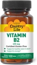 Tara Viata Vitamina B2 100mg Riboflavin Suplimentul 