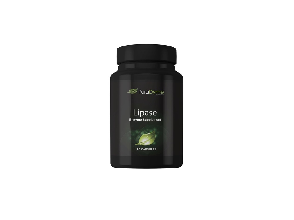 PuraDyme Lipase Enzyme 180 Capsules Digestive Enzyme (1)