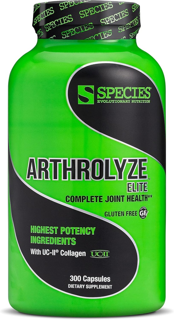 Soorten Nutrition Artrolyze Joint Repair Supplement, versterkt met UC-II Collagen, MSM, Glucosamine, Chondroitin, High Potency Connective Tissue & Joint Support (300 capsules)
