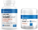 SciatiEase Sciatic Nerve 支持 Sciati Ease 和 SciatiFlex Bundle 配有 Alpha Palm 和 最大强度 Sciatic Cream 配有 Hemp 和 Arnica 提取器