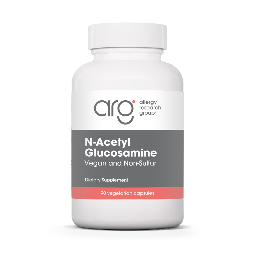 Allergy Research Group N-Acetyl D-Glucosamine 500mg - NAG Supplement, Joint Support, Glucosamine Sulfate, Joint Health Formula, Motility Activator, Vegan, Non-Sulfur, Vegetarian Capsules - 90 Count