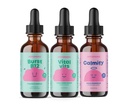 JoySpring B-Complex & Vital Vits with Magnesium Drops Bundle | Naturally Sourced Kids Vitamins & Minerals | Non-Alcoholic, Sugar-Free Liquid Formula | Vegan & Vegetarian Liquid Drops Supplement