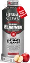 Herbal Clean Same Day Ultra Eliminex Detox Cleanse Drink* (32 fl oz) - Fruta tropikala Flavor Full Body Cleanse Detox Edaria Esnea Thistle Seed* altuarekin, B12 bitamina gizonentzat eta emakumeentzat